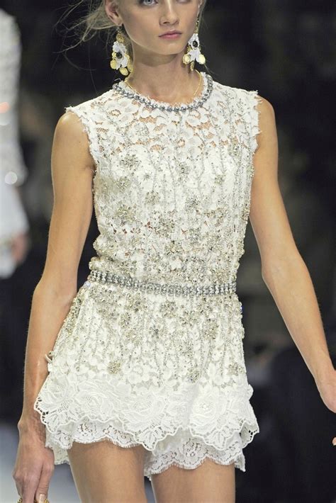 white dolce and gabbana dress